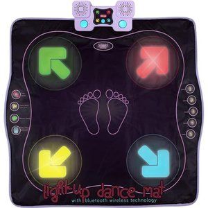 Light Up Dance Mat for Kids | Wireless Dance Mat with Wireless Bluetooth/AUX